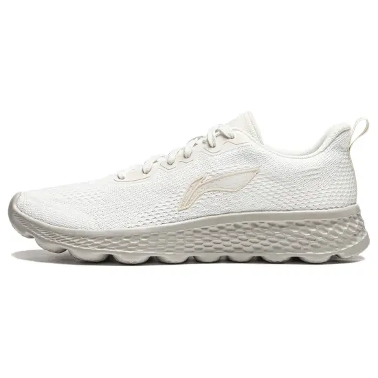 LINING Cloud Motion Running Shoes Men Low-Top Mist White/Ecru