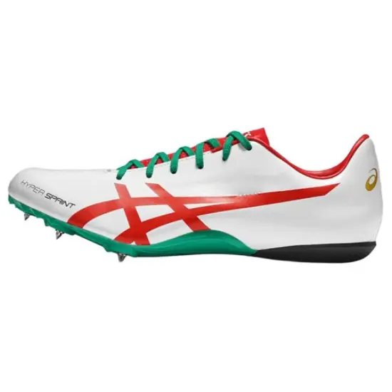 Asics Hyper Sprint 7 Running Shoes Unisex Low-top White/Red/Green
