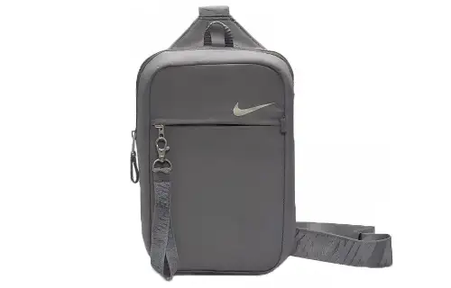 Nike Athleisure Fabric Shoulder Bag, Crossbody Bag, Sling Bag, Fanny Pack Regular Unisex Gray