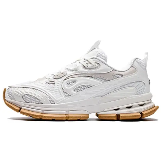 ANTA Champion All-Weather Series Running Shoes Men Low-Top Pure White/Papyrus White