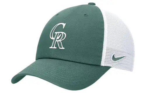 Nike Cotton, Polyester Baseball Caps Men's Green