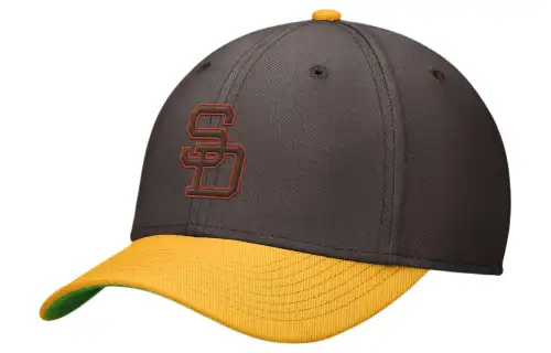 Nike Polyester, Elastane Baseball Caps Men's Brown