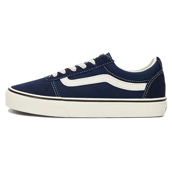 Vans Ward Skateboarding Shoes Women's Low-top Blue