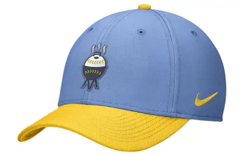 Nike Polyester, Elastane Baseball Caps Men's Light Blue