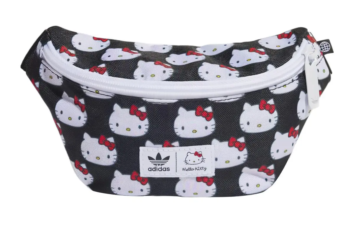 Adidas Originals Hello Kitty, Hello Kitty, Collaboration Recycled Polyester Sports Fanny Pack Regular Men's Multicolor