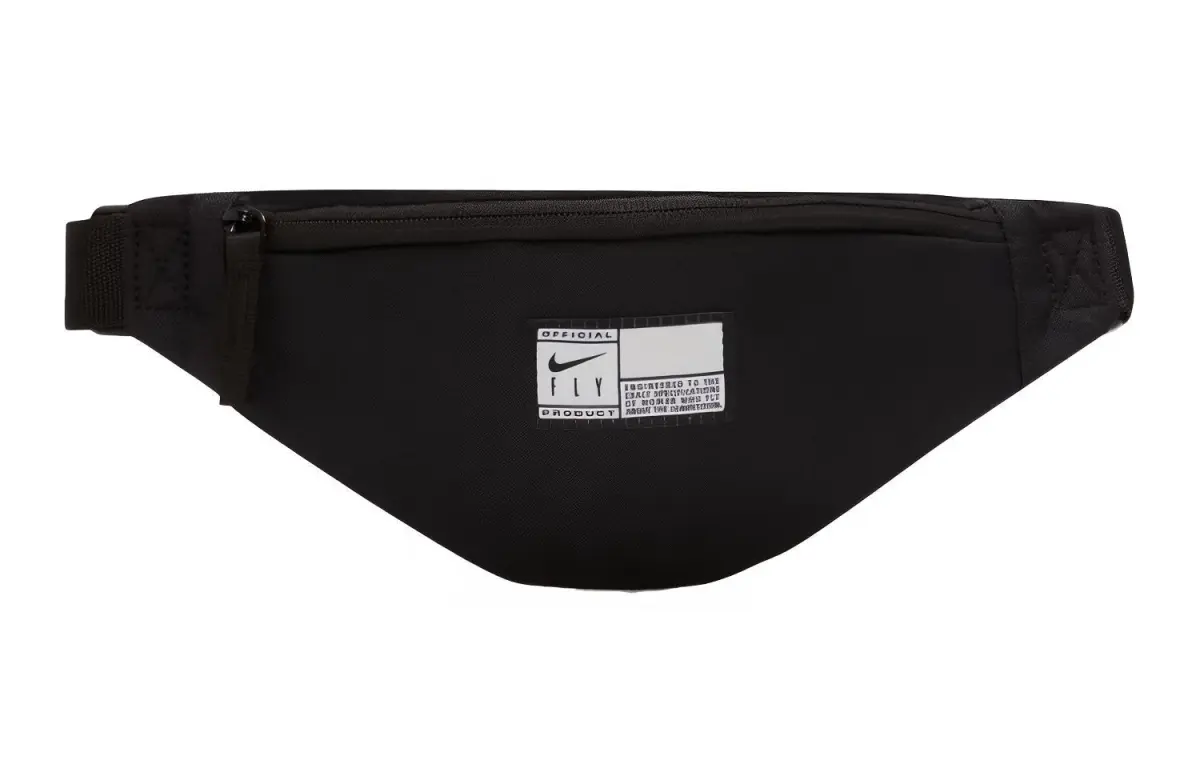 Nike Heritage Fabric Crossbody Bag, Fanny Pack, Sling Bag Regular Unisex Black