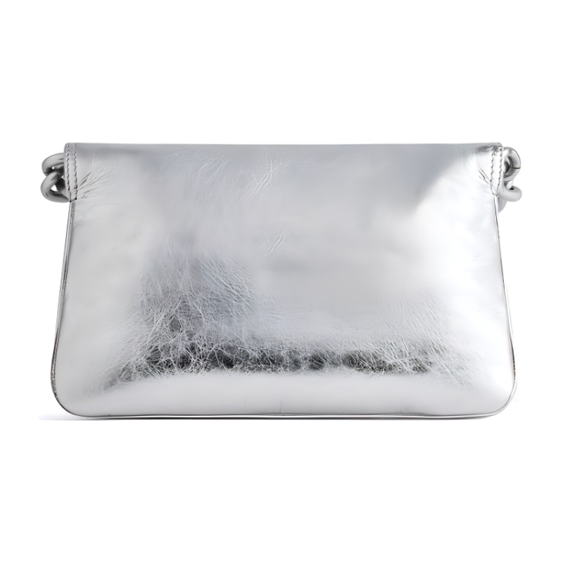 Женская сумка Balenciaga (серебряная) — фото 5
