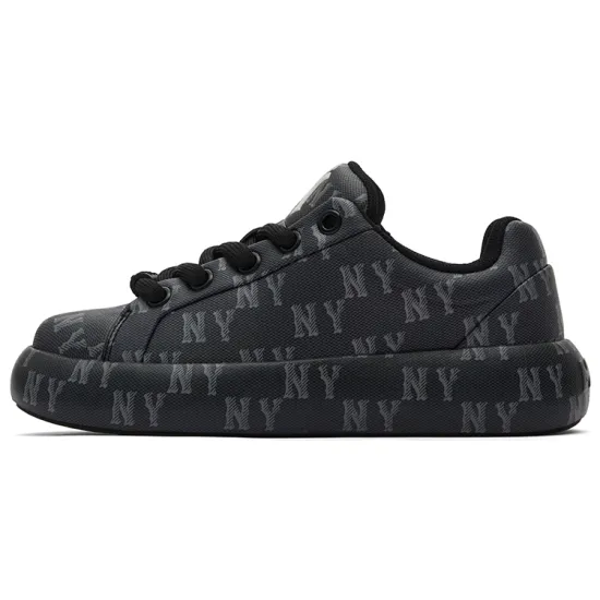 MLB Chunky Classic Slip Resistant Low Top Skateboard Shoes Unisex Black