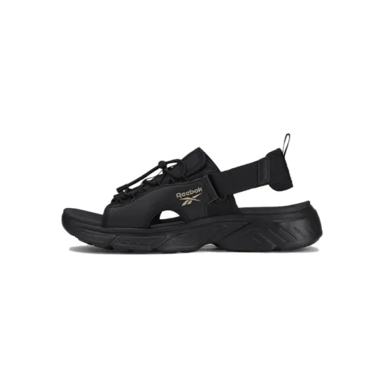 Reebok Beach Sandals Unisex Black Warrior