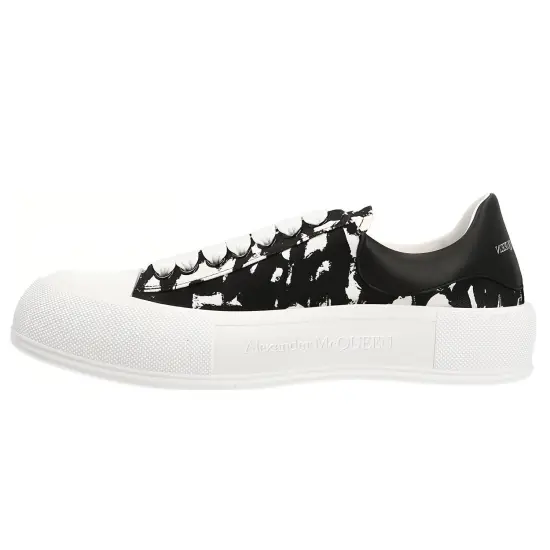 Alexander McQueen Graffiti-print Deck Sneakers