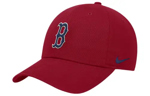 Nike Cotton Baseball Caps Men's Red