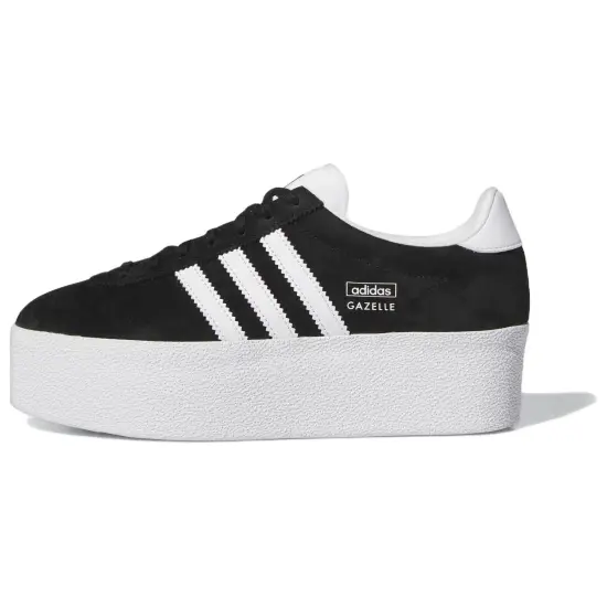 Adidas Originals GAZELLE Skateboard Shoes Women's Low-Top Black White