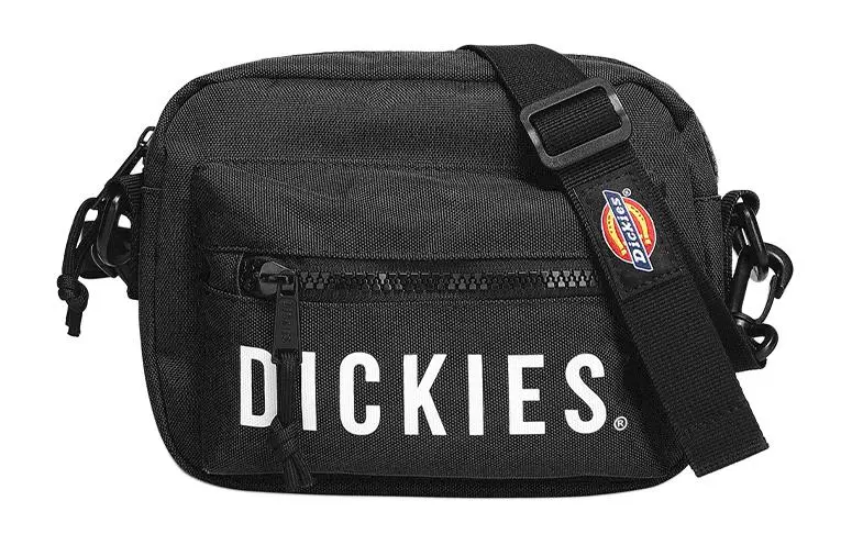 Dickies Polyester Small Square Bag Fanny Pack Shoulder Bag, Crossbody Bag Regular Women's Black