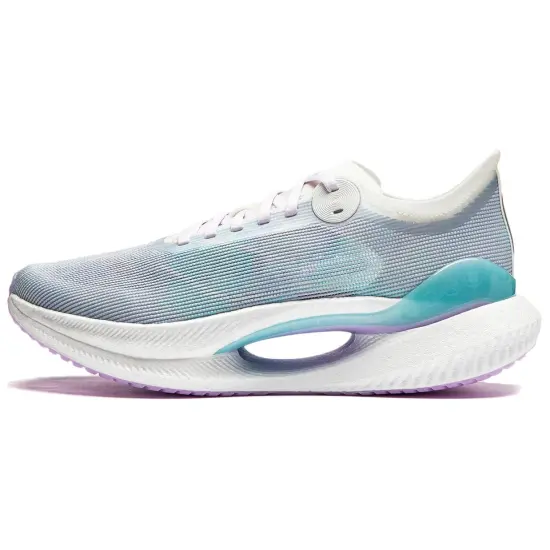 LINING Jueying 2 Essential Running Shoes Men Low-Top White/Vero Rose Purple