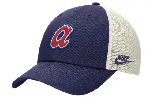 Nike Cotton Baseball Caps Men's Blue
