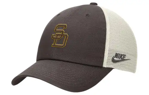 Nike Cotton Baseball Caps Unisex Brown