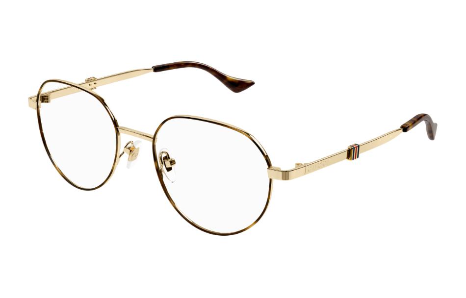 Мужские очки Gucci Web (золотые)