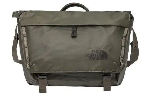 THE NORTH FACE One Shoulder Crossbody Outdoor Bag 300D Recycled Polyester Waterproof Fabric Taupe Men's