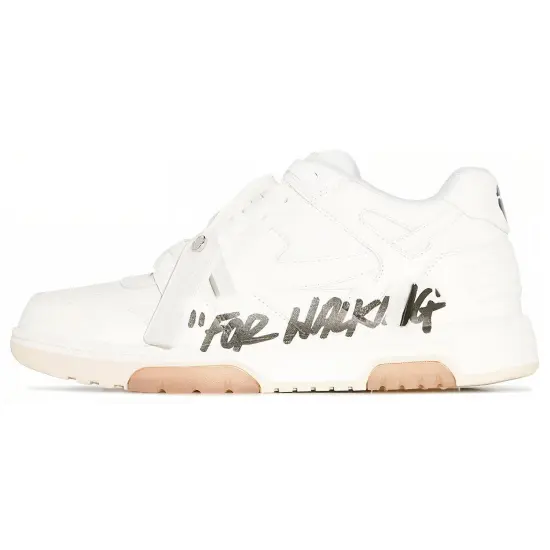 OFF-WHITE Out Of Office 'OOO' Low 'For Walking' White Black Women's