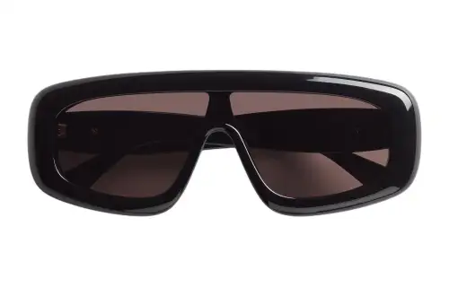 Bottega Veneta Acetate Irregular Shape Sunglasses Women's Black