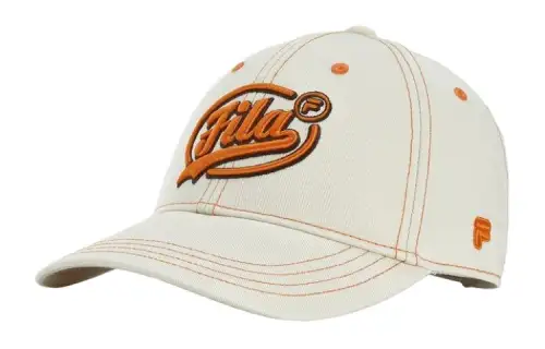 FILA FUSION Cotton Baseball Caps Unisex Light Khaki