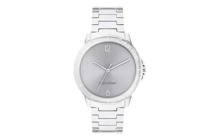 CALVIN KLEIN Wrist Watches Quartz Movement Steel Strap Silver Dial Women's Watch