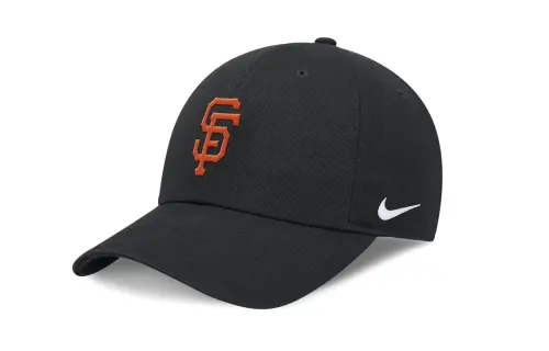 Nike Cotton Baseball Caps Men's Black