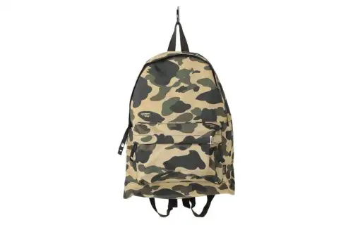 A BATHING APE 1ST CAMO Canvas Backpack Regular Men's Army Green