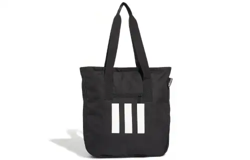 Adidas Polyester Sports Bag, Gym Bag, Handbag, Shoulder Bag Regular Unisex Pure Black