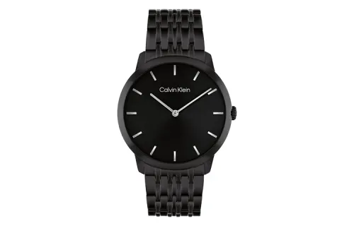 CALVIN KLEIN Wrist Watches Quartz Movement Steel Strap Black Dial Men's Watches