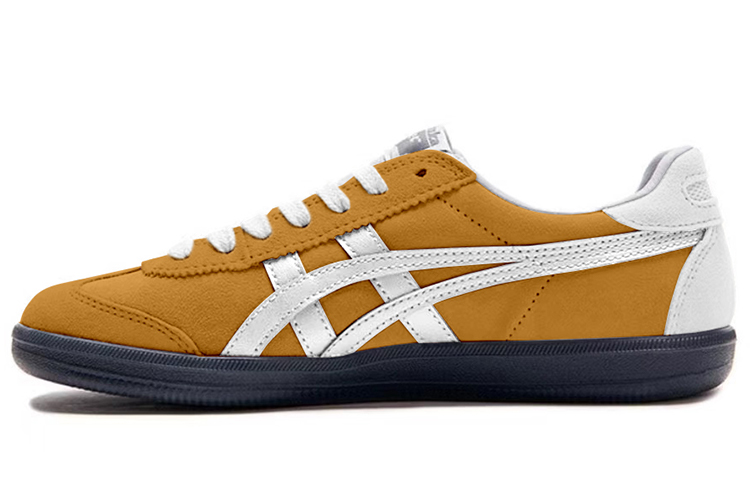 [【定制球鞋】 Onitsuka Tiger鬼塚虎 Tokuten ] винтаж [小众 街头] модные [ 韩系女] высокая [ 德训 芒果布丁 冰淇淋 低帮 ] панель [鞋 ] мужские и женские фасон унисекс желтый