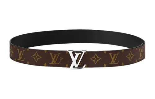 LOUIS VUITTON Lv Line Reversible Belt Monogram 40MM