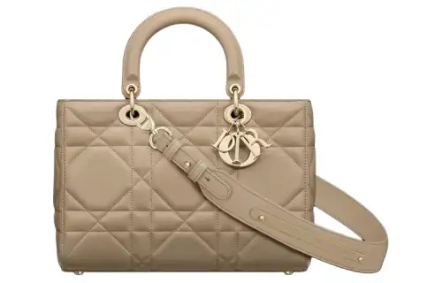 DIOR Calfskin Handbag, Shoulder Bag, Crossbody Bag, Handbag Medium Women's Cookie