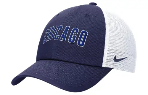 Nike Cotton Baseball Caps Unisex Blue
