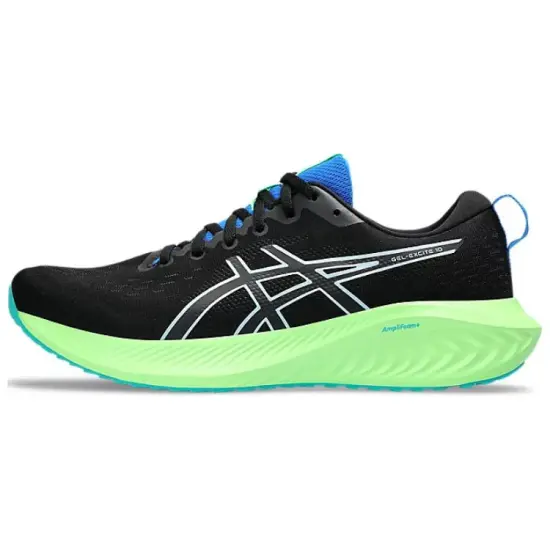 Asics Gel-Excite 10 Anti-Slip Wear-Resistant Low-Top Running Shoes Men's Black Green