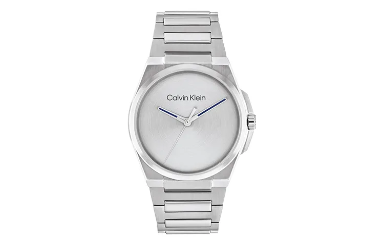 CALVIN KLEIN Wrist Watches Quartz Movement Steel Strap Silver Dial Men's Watches