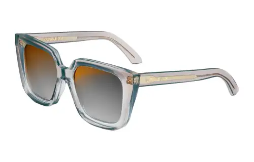 DIOR Acetate Square Sunglasses Women's Gray