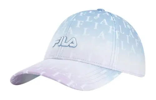 FILA Polyester Baseball Caps Unisex Blue