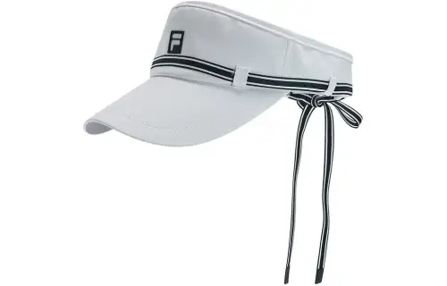 FILA Polyester Sun Protection Hats Women's White