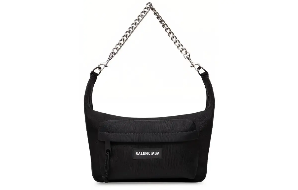 Balenciaga Polyamide Handbag, Shoulder Bag Women's Black