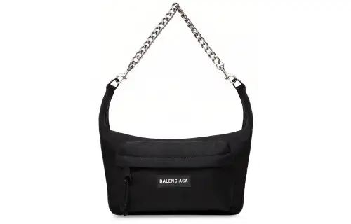 Balenciaga Polyamide Handbag, Shoulder Bag Women's Black