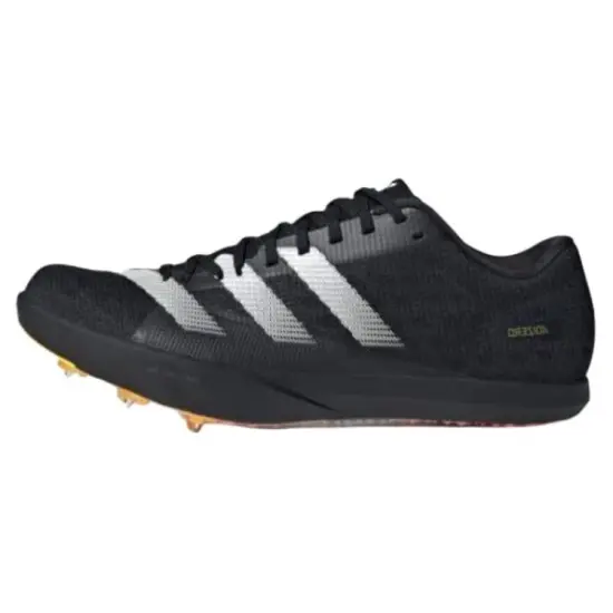Adidas Adizero Long Jump Durable Breathable Low Top Training Shoes Men's Black White