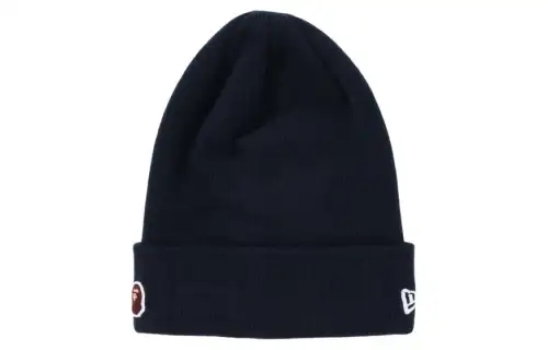 Bape Ape Head One Point New Era Knit Beanie