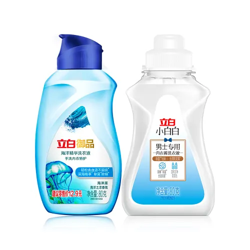 Liby Men's Special Forces Travel Wear, Marine Underwear Liquid 80g*1 Bottle + Men's Underwear Liquid 80g*1 Bottle, Got 2 Bottles, Deep Cleansing and Stain Removal, 99% Bacteria Removal, Long-lasting Fragrance