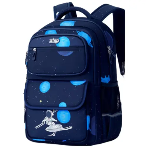 Xtep, ultra light blue backpack for men and women lightweight, spine protection