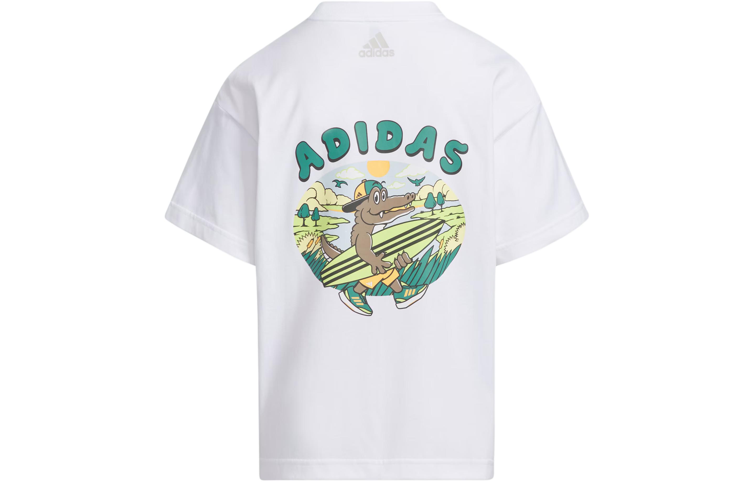 Унисекс футболка adidas adidasT (белый) — фото 2