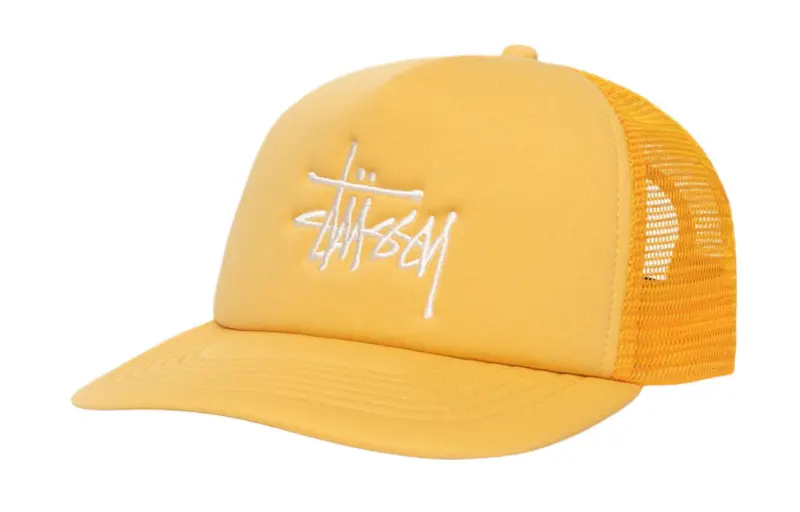 Stüssy Big Basic Embroidered Mesh Trucker Cap