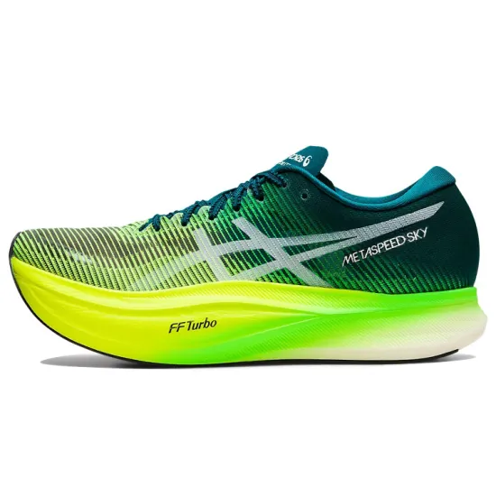 Asics Metaspeed Sky+ Velvet Pine Safety Yellow