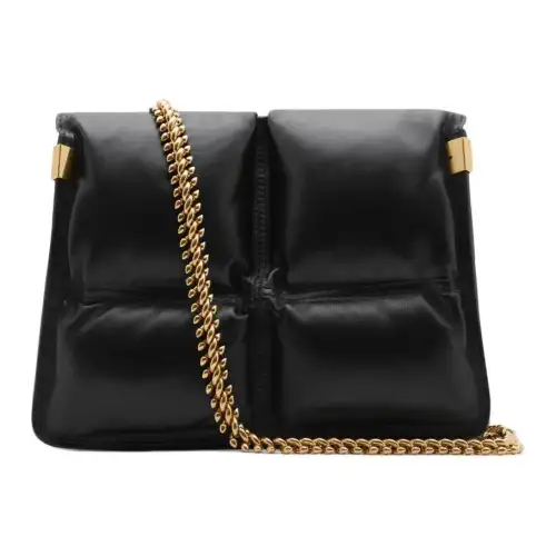 Burberry Lambskin Handheld Crossbody Bag, Shoulder Bag Women's Black