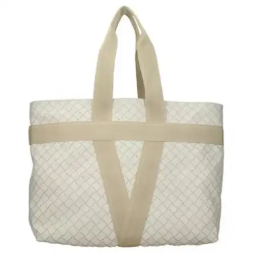 Bottega Veneta Pu Tote Bag, Shopping Bag, Handbag, Shoulder Bag Men's Beige